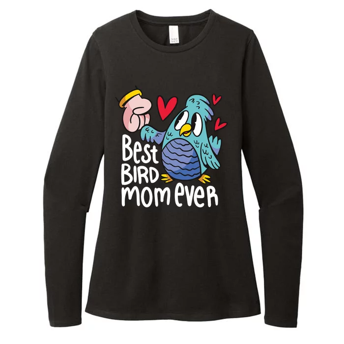 Best Bird Mom Ever Womens CVC Long Sleeve Shirt