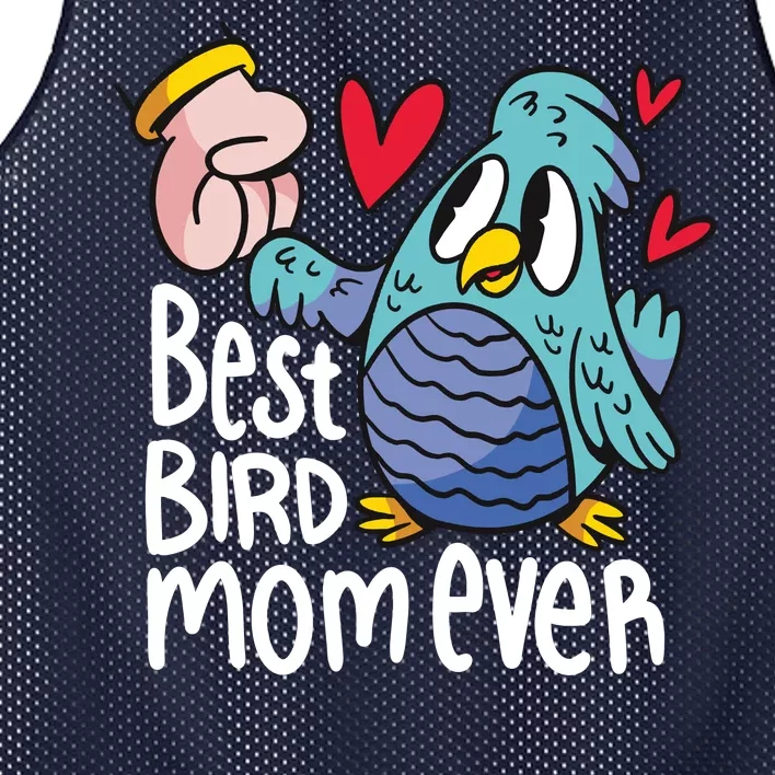 Best Bird Mom Ever Mesh Reversible Basketball Jersey Tank