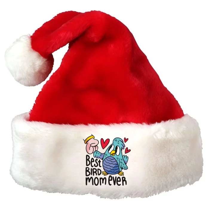 Best Bird Mom Ever Premium Christmas Santa Hat