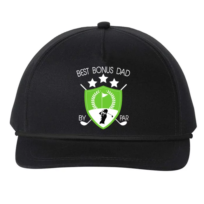 Best Bonus Dad By Par Snapback Five-Panel Rope Hat