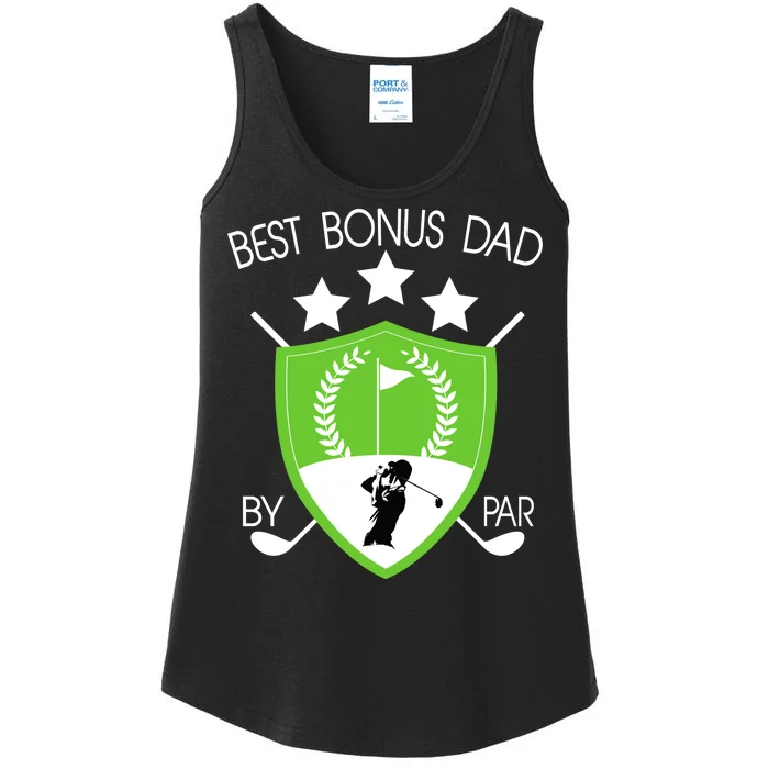 Best Bonus Dad By Par Ladies Essential Tank