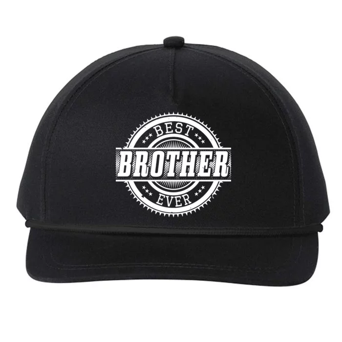 Best Brother Ever Snapback Five-Panel Rope Hat