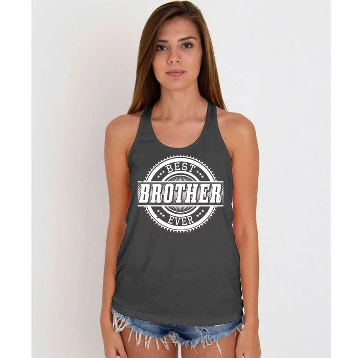 Best Brother Ever Women's Knotted Racerback Tank