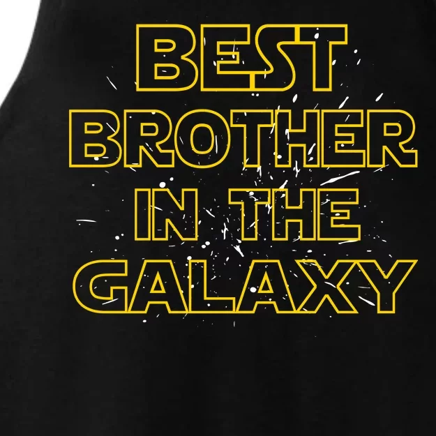 Best Brother In The Galaxy Ladies Tri-Blend Wicking Tank