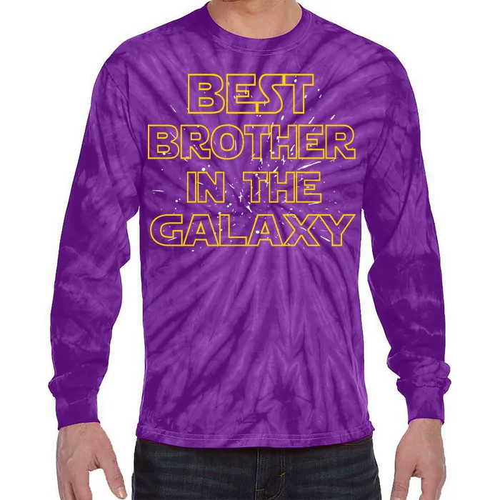 Best Brother In The Galaxy Tie-Dye Long Sleeve Shirt