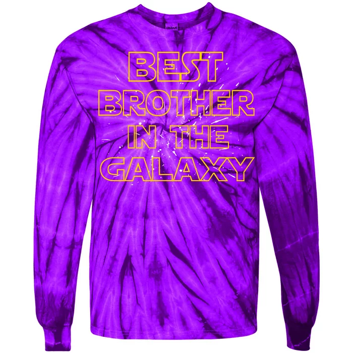 Best Brother In The Galaxy Tie-Dye Long Sleeve Shirt