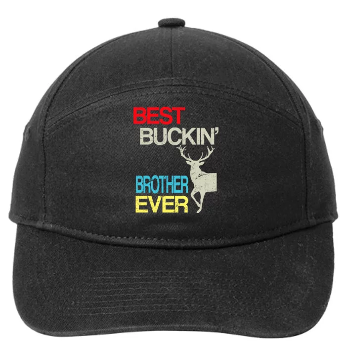 Best Buckin Brother 7-Panel Snapback Hat