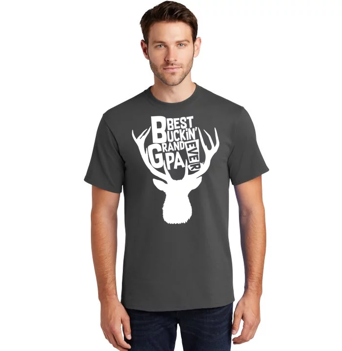 Best Buckin Grandpa Ever Tall T-Shirt