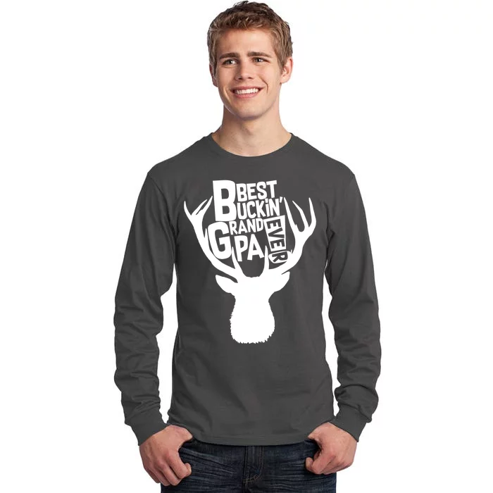 Best Buckin Grandpa Ever Tall Long Sleeve T-Shirt