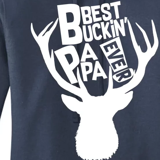 Best Buckin Papa Ever Women's Pullover Hoodie