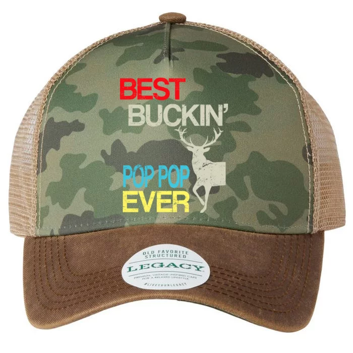 Best Buckin Pop Pop Legacy Tie Dye Trucker Hat