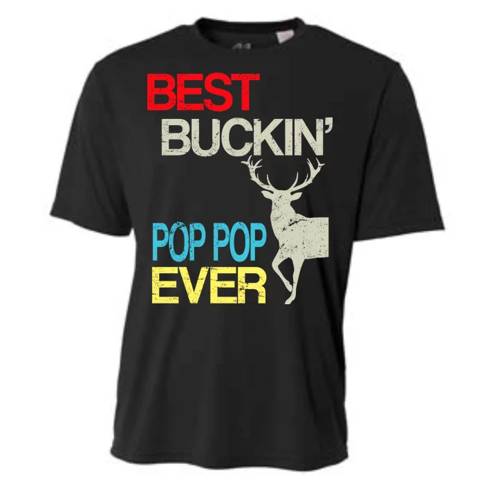 Best Buckin Pop Pop Cooling Performance Crew T-Shirt