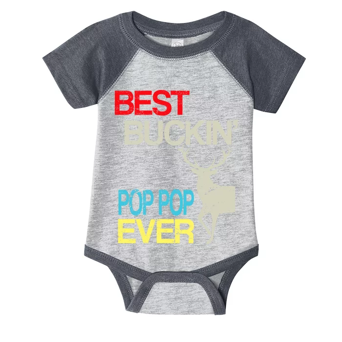 Best Buckin Pop Pop Infant Baby Jersey Bodysuit