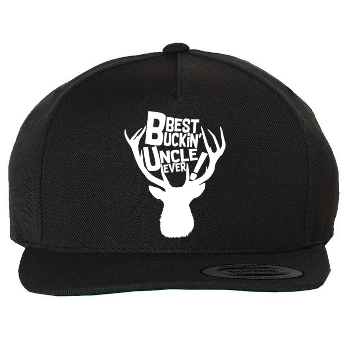 Best Buckin Uncle Ever Wool Snapback Cap