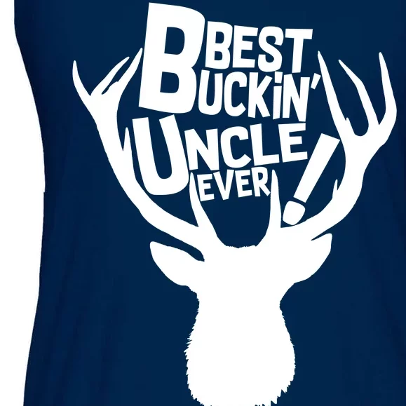 Best Buckin Uncle Ever Ladies Essential Flowy Tank