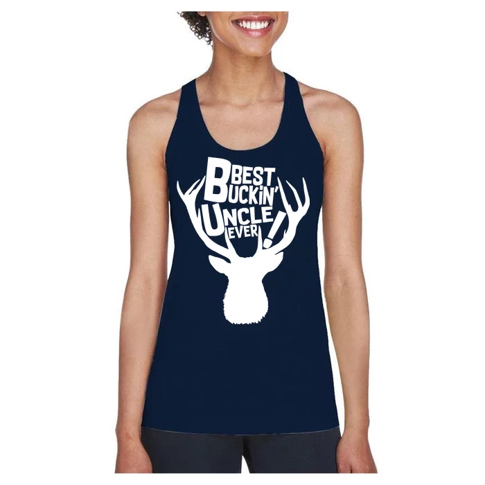 Best Buckin Uncle Ever Women's Racerback Tank