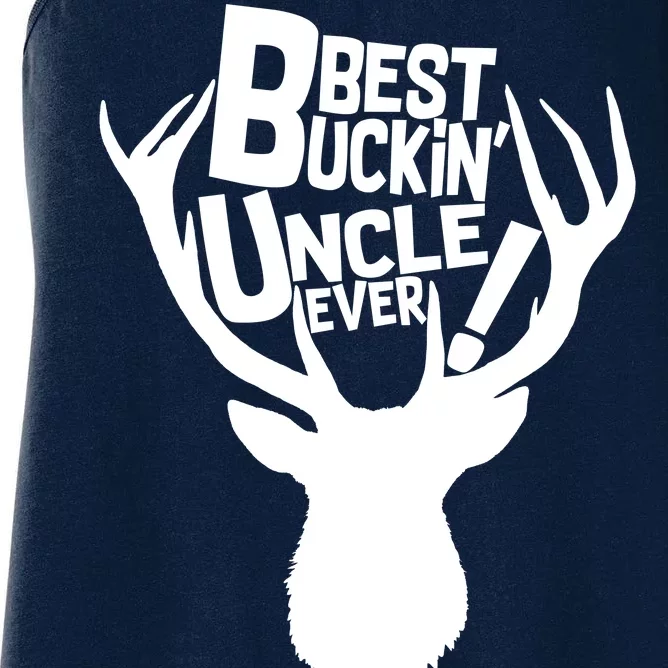 Best Buckin Uncle Ever Women's Racerback Tank