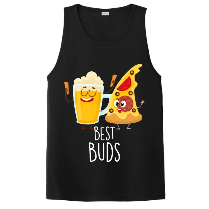 Best Buds Pizza And Beer Performance Tank