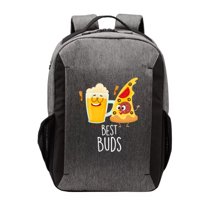 Best Buds Pizza And Beer Vector Backpack