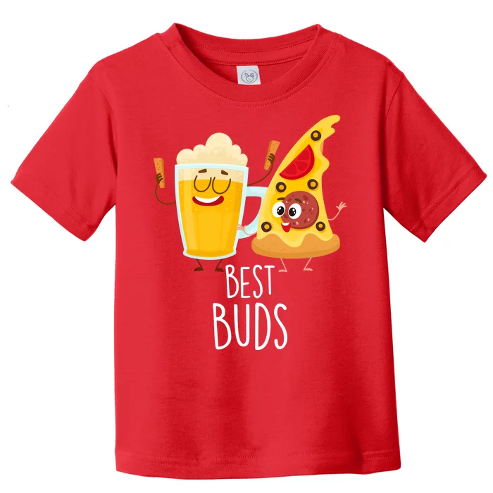 Best Buds Pizza And Beer Toddler T-Shirt