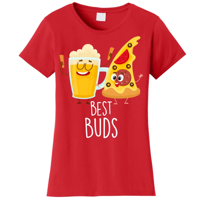 Best Buds Pizza And Beer Women's T-Shirt