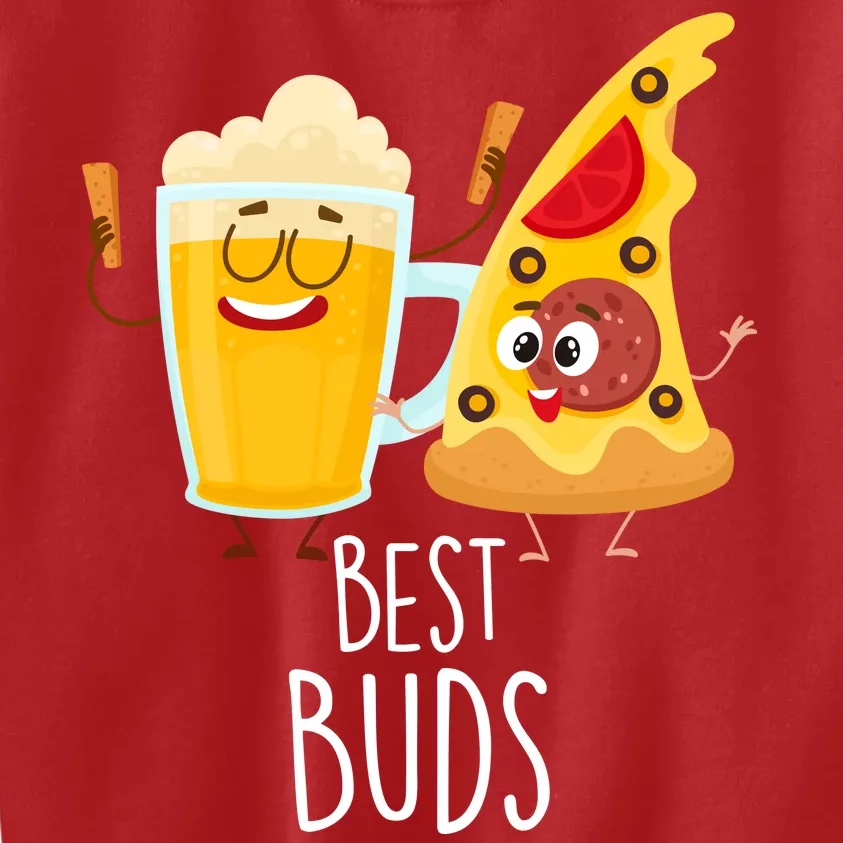 Best Buds Pizza And Beer Kids Sweatshirt