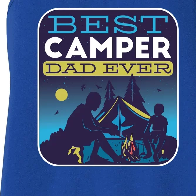 Best Camper Dad Ever Women's Racerback Tank