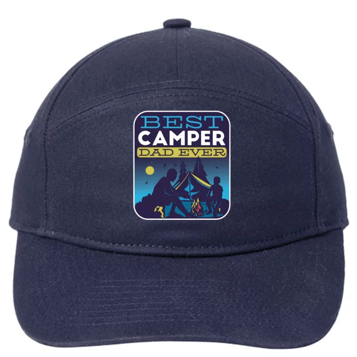 Best Camper Dad Ever 7-Panel Snapback Hat