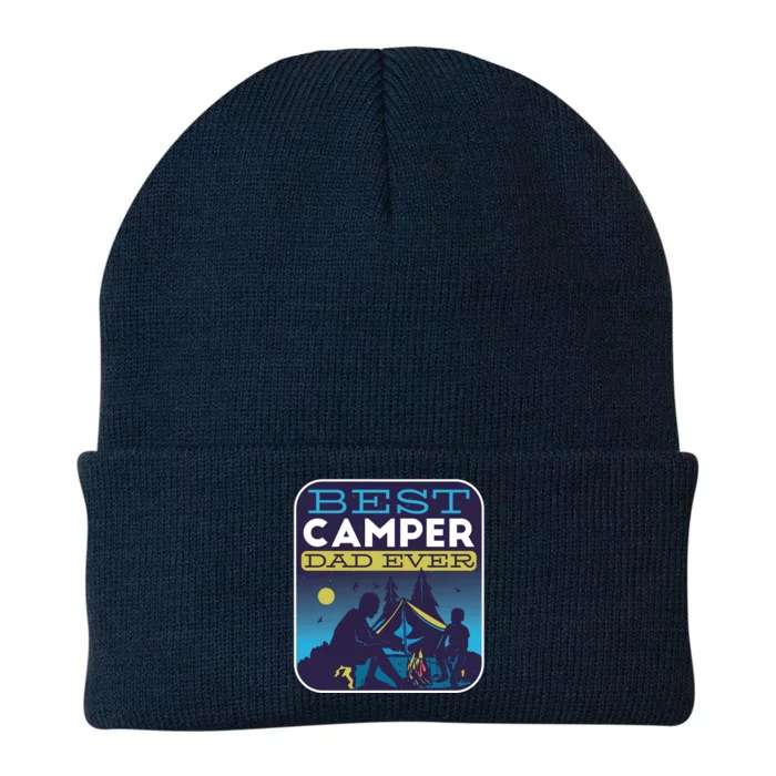 Best Camper Dad Ever Knit Cap Winter Beanie