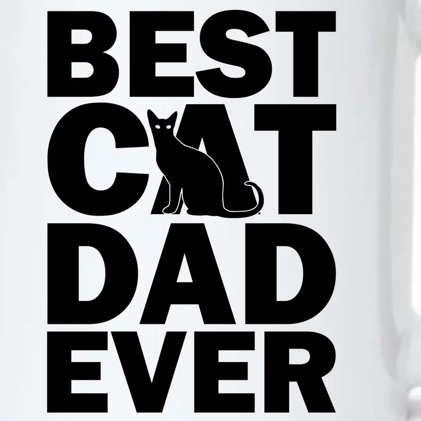 Best Cat Dad Ever Black Color Changing Mug