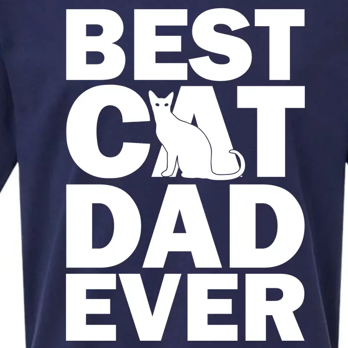 Best Cat Dad Ever Sueded Cloud Jersey T-Shirt