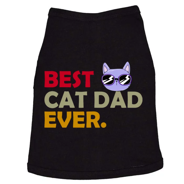 Best Cat Dad Ever Funny Cat Lover Doggie Tank