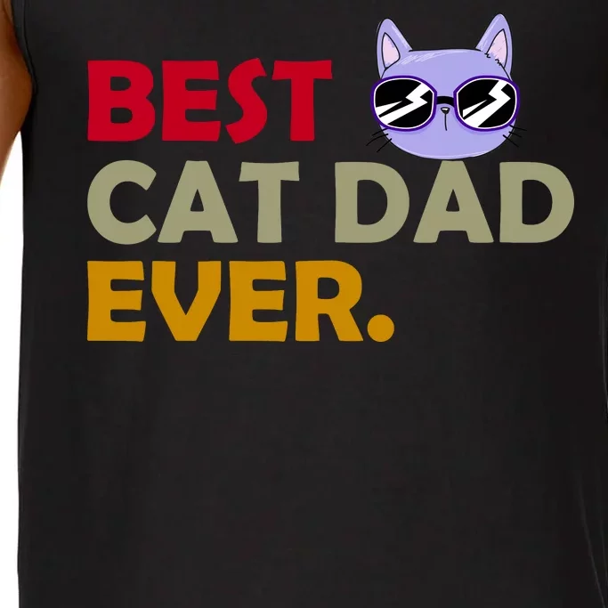 Best Cat Dad Ever Funny Cat Lover Comfort Colors® Tank Top