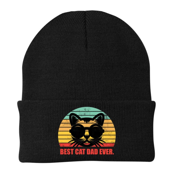 Best Cat Ever - Retro Vintage Design Knit Cap Winter Beanie