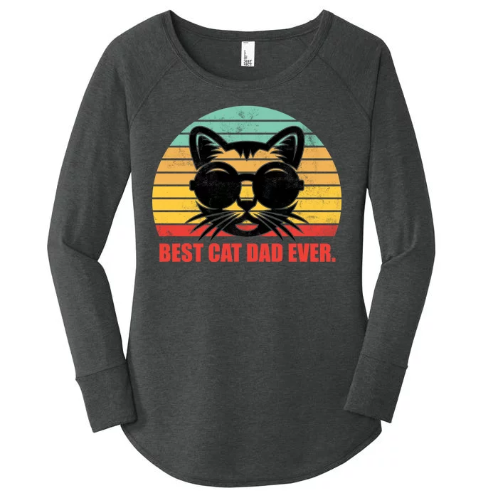 Best Cat Ever - Retro Vintage Design Women's Perfect Tri Tunic Long Sleeve Shirt