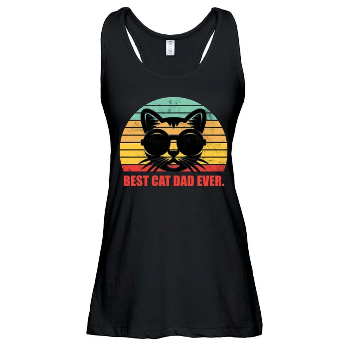 Best Cat Ever - Retro Vintage Design Ladies Essential Flowy Tank