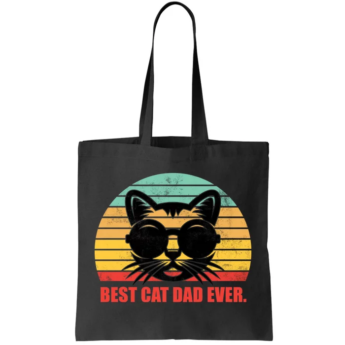 Best Cat Ever - Retro Vintage Design Tote Bag