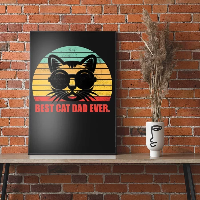 Best Cat Ever - Retro Vintage Design Poster