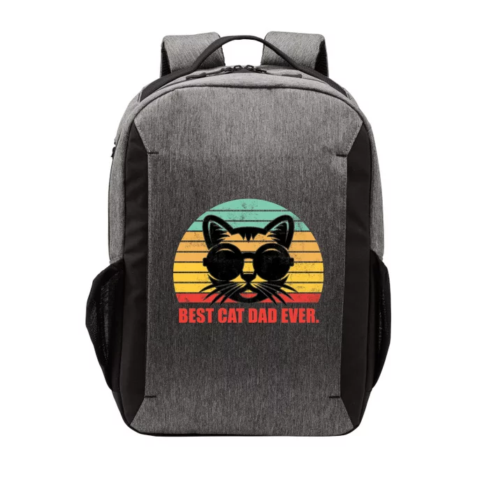 Best Cat Ever - Retro Vintage Design Vector Backpack