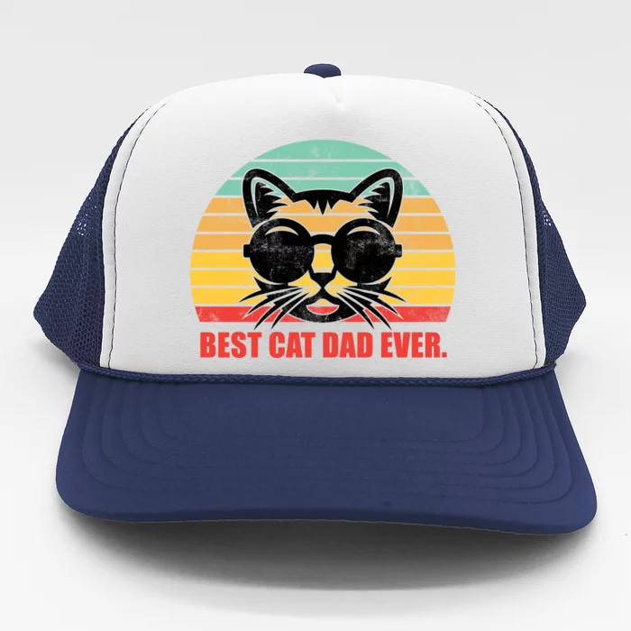 Best Cat Ever - Retro Vintage Design Trucker Hat