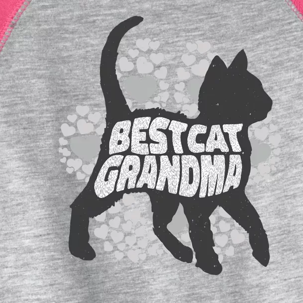 Best Cat Grandma Toddler Fine Jersey T-Shirt