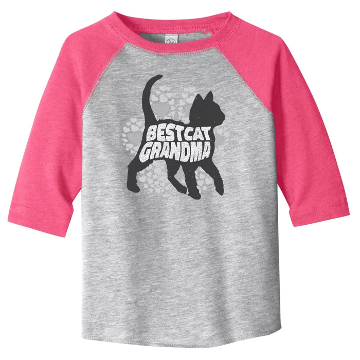 Best Cat Grandma Toddler Fine Jersey T-Shirt