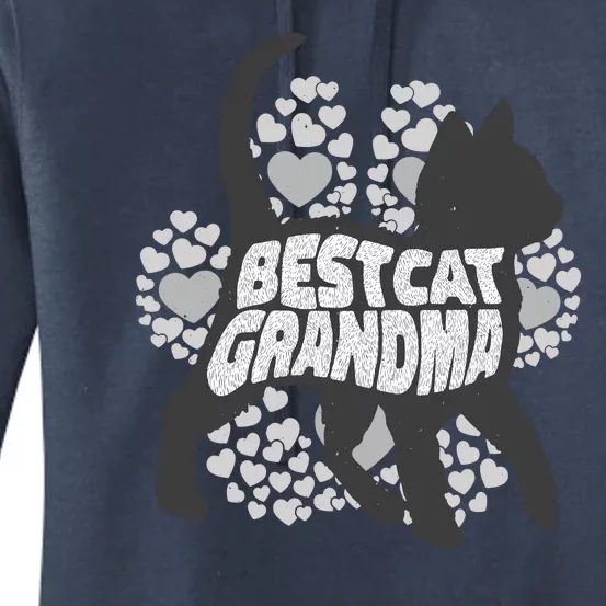 Best Cat Grandma Women's Pullover Hoodie