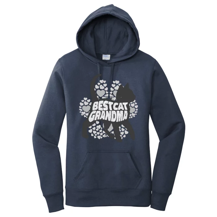 Best Cat Grandma Women's Pullover Hoodie