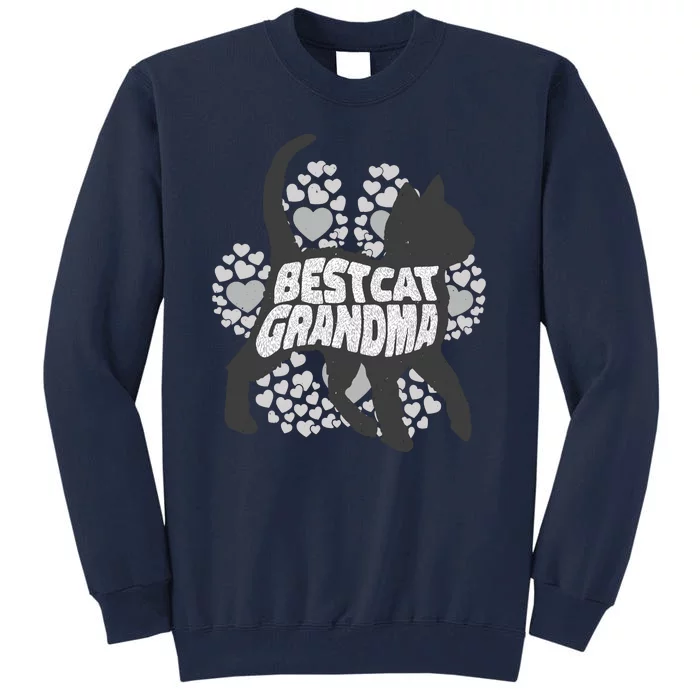 Best Cat Grandma Tall Sweatshirt