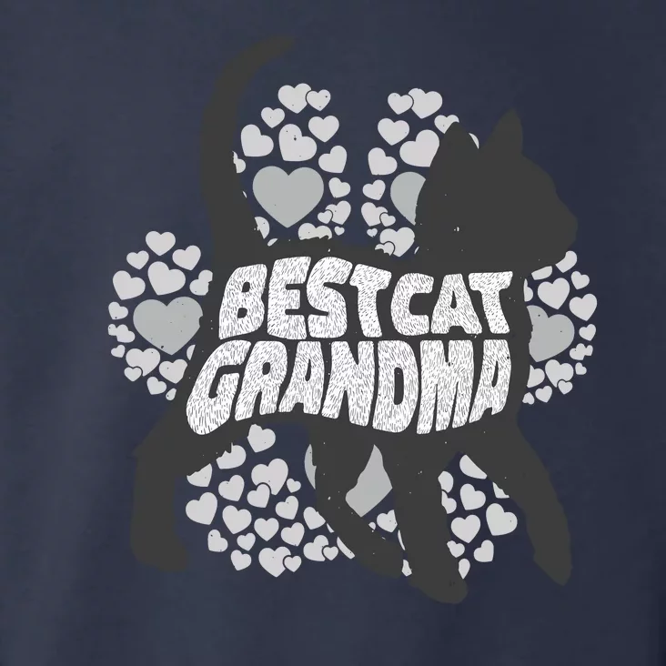 Best Cat Grandma Toddler Hoodie