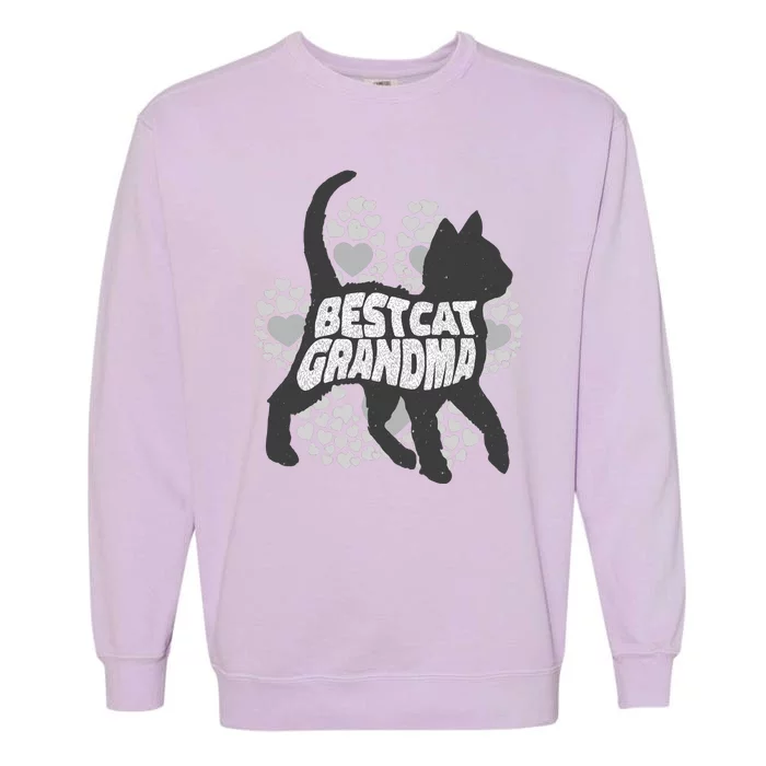 Best Cat Grandma Garment-Dyed Sweatshirt