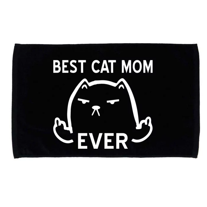 Best Cat Mom Ever Microfiber Hand Towel