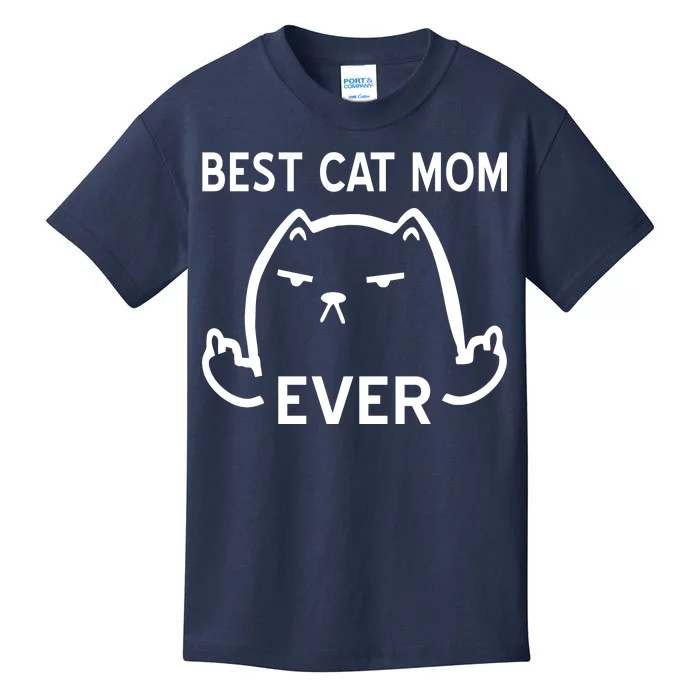 Best Cat Mom Ever Kids T-Shirt