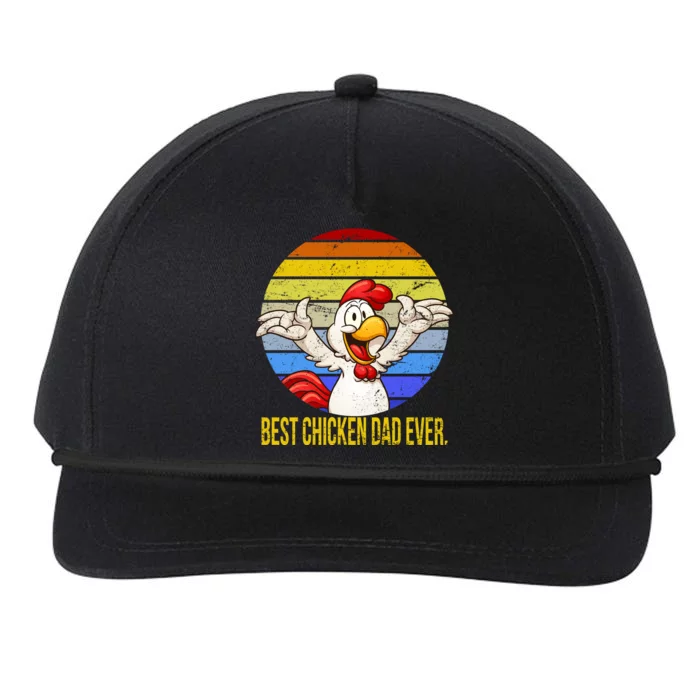 Best Chicken Dad Ever Snapback Five-Panel Rope Hat